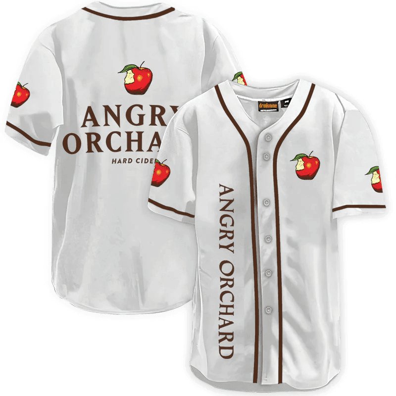 Angry Orchard White Baseball Jersey - Flexiquor.com