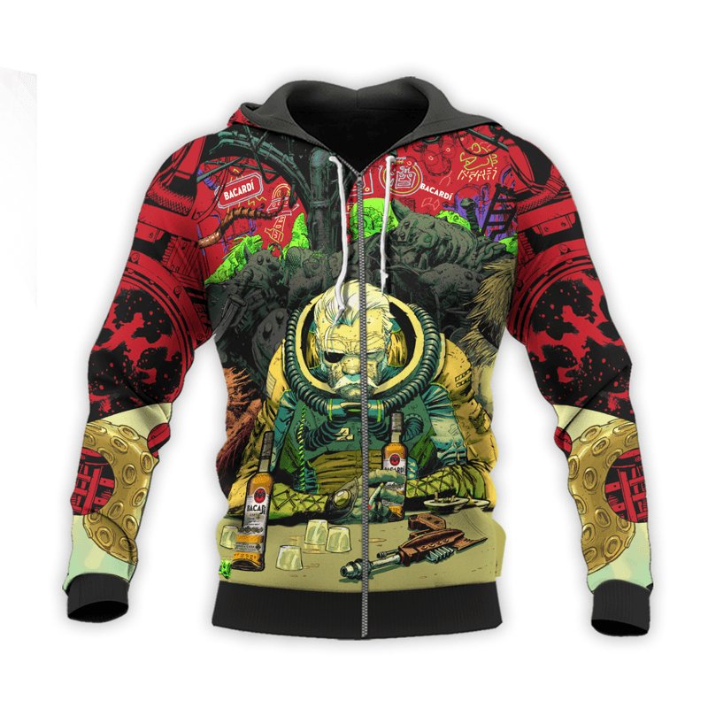 The Old Man Of Fear Agent Drink Bacardi Hoodie & Zip Hoodie - Flexiquor.com