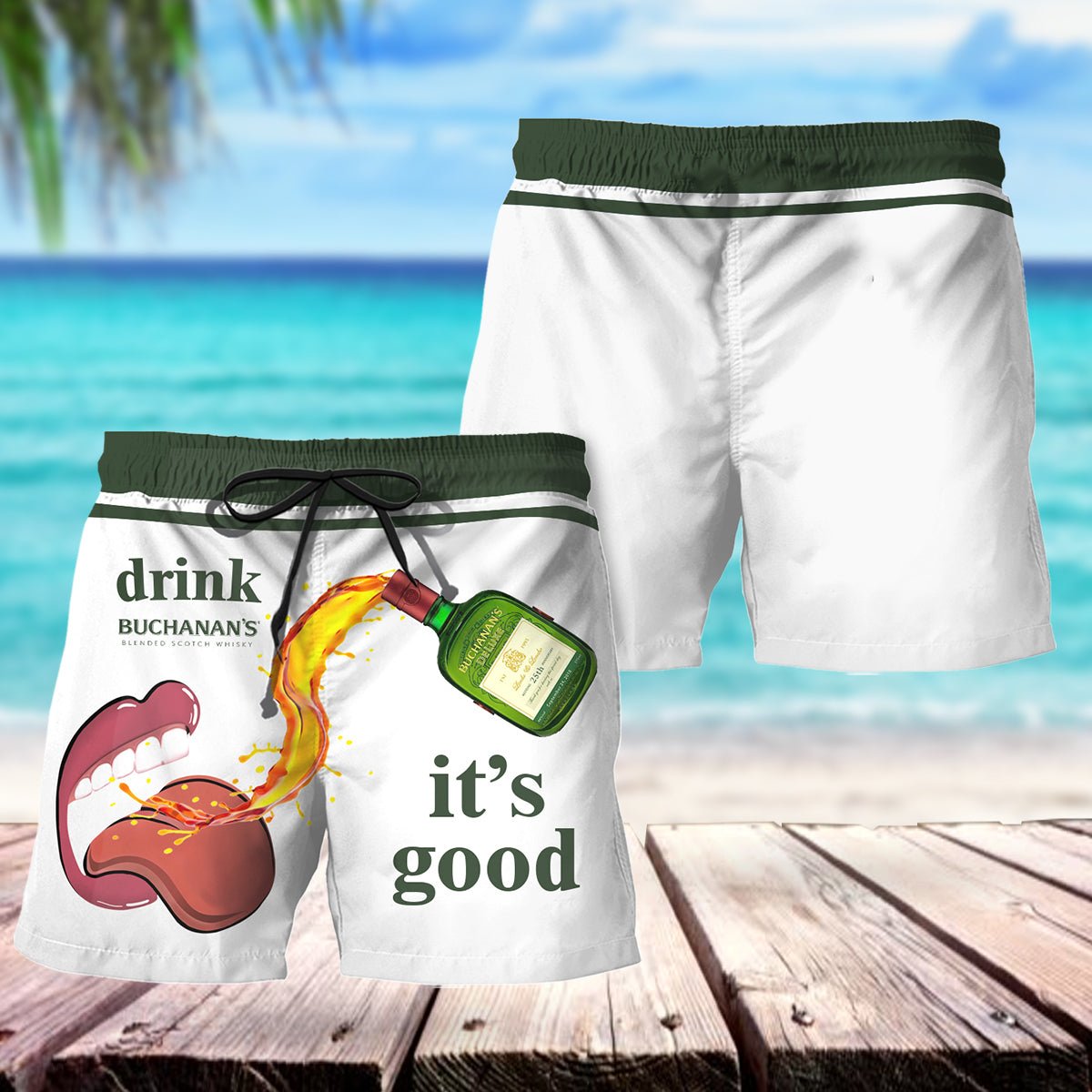 Let's Drink Buchanan's Swim Trunks - Flexiquor.com