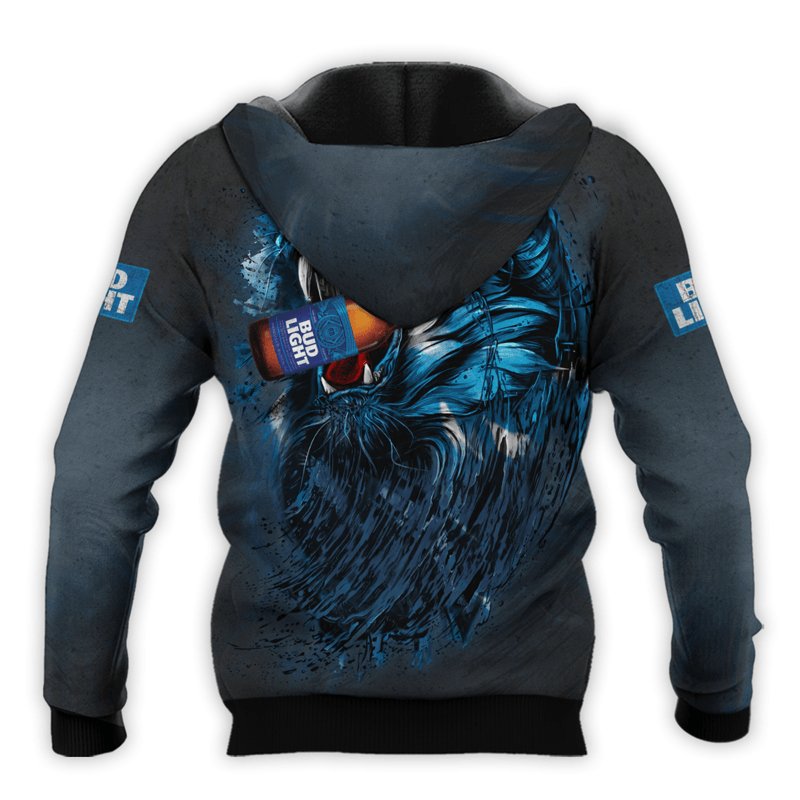 The Roaring Lion Bud Light Pullover & Zip Hoodie - Flexiquor.com