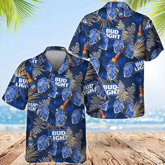 Bud Light Dilly Dilly Tropic Natural Hawaiian Shirt