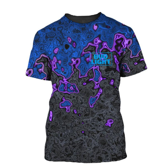 Holographic Colorful Bud Light T-Shirt
