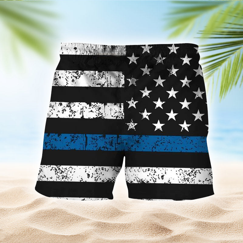 Bud Light USA Flag Swim Trunks - Flexiquor.com