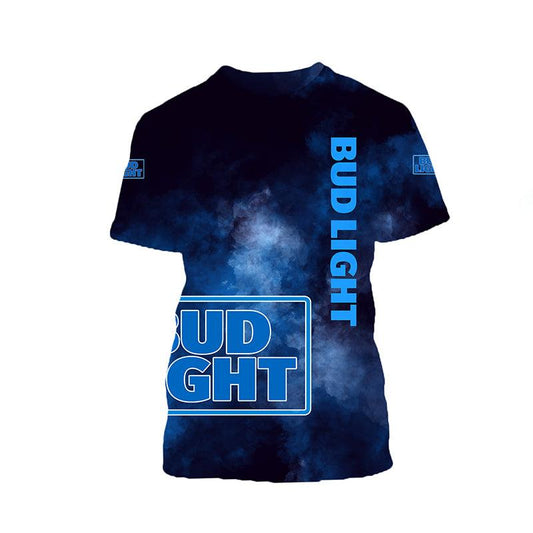 Bud Light Colorful Smoke T-Shirt