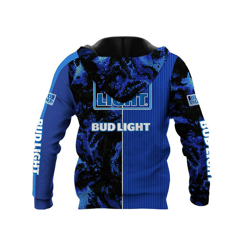 Personalized Bud Light Galaxy Mosaic Hoodie & Zip Hoodie