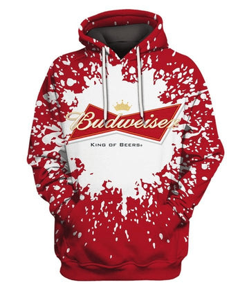 Budweiser King Of Beers Hoodie - Flexiquor.com