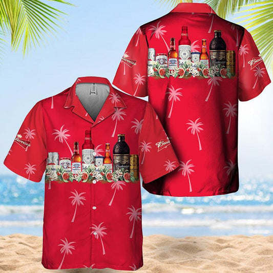 Budweiser Collection Hawaiian Shirt