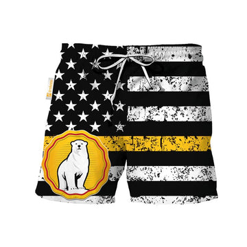 Bundaberg USA Flag Swim Trunks - Flexiquor.com