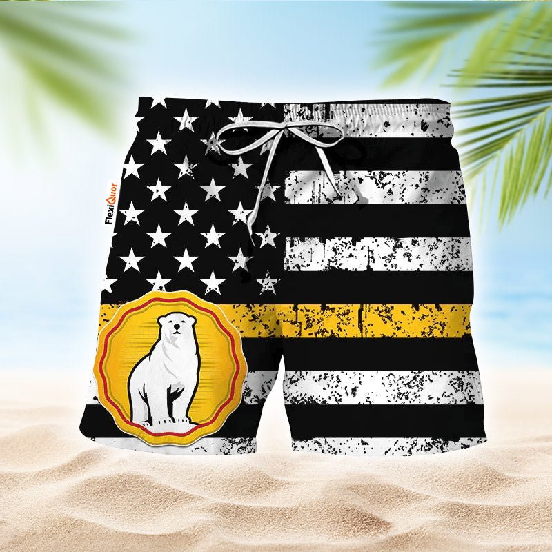 Bundaberg USA Flag Swim Trunks - Flexiquor.com