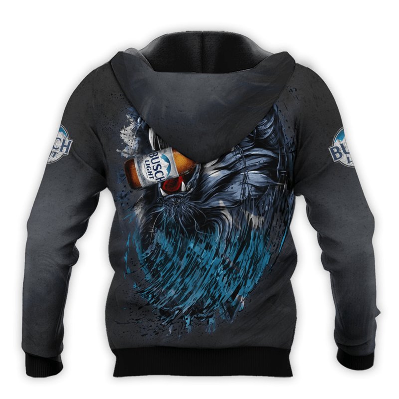 The Roaring Lion Busch Light Hoodie & Zip Hoodie - Flexiquor.com