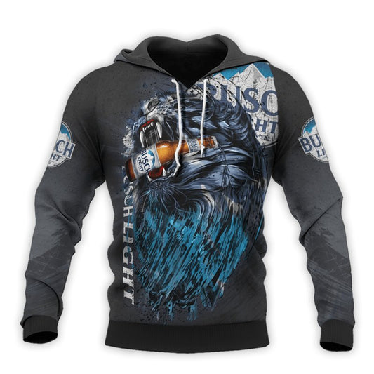 The Roaring Lion Busch Light Hoodie & Zip Hoodie - Flexiquor.com