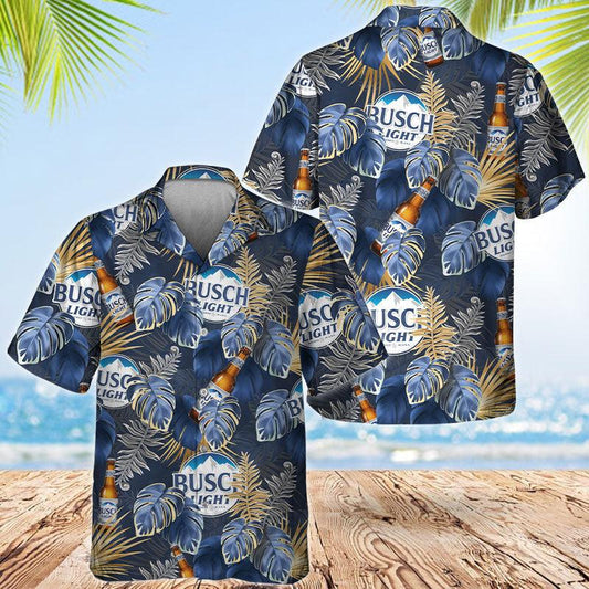 Busch Light Tropic Natural Hawaiian Shirt