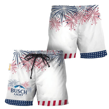 Busch Light American Independence Day Swim Trunks - Flexiquor.com