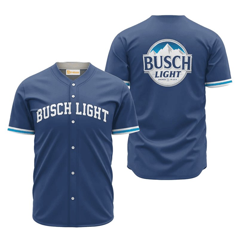 Busch Light Blue Basic Jersey Shirt - Flexiquor.com