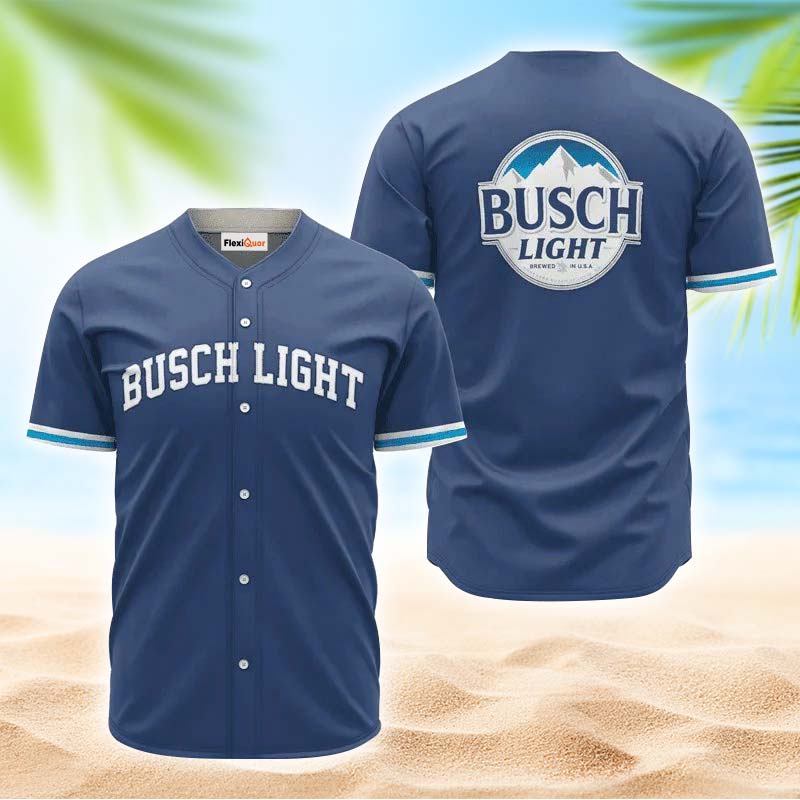Busch Light Blue Basic Jersey Shirt - Flexiquor.com