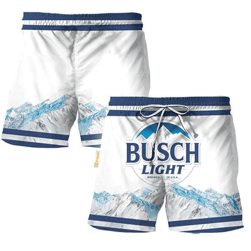 Busch Light Mountain Swim Trunks - Flexiquor.com