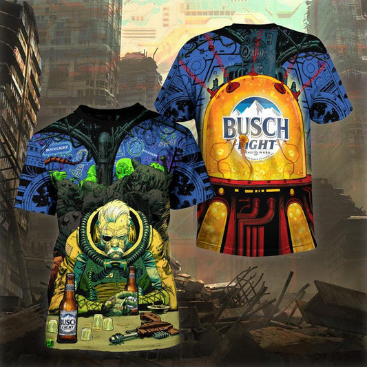 The Old Man Of Fear Agent Drink Busch Light T-Shirt