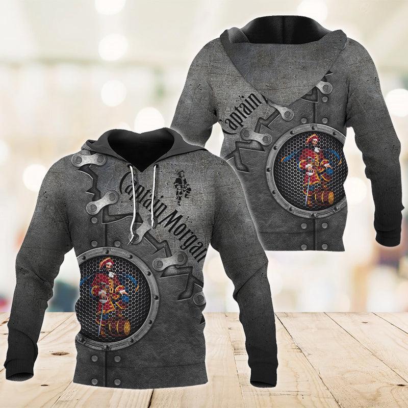 Captain Morgan Rum Mechanical Hoodie & Zip Hoodie