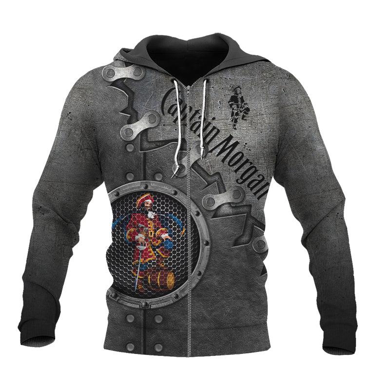 Captain Morgan Rum Mechanical Hoodie & Zip Hoodie