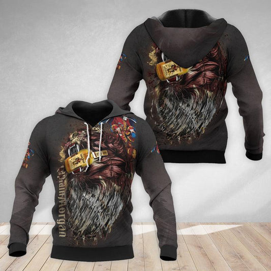 The Roaring Lion Captain Morgan Hoodie & Zip Hoodie - Flexiquor.com