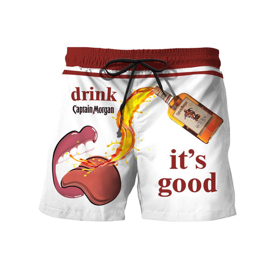 Let's Drink Captain Morgan Swim Trunks - Flexiquor.com