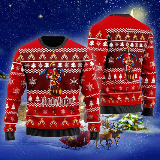 Christmas Cheers With Captain Morgan Rum Christmas Sweater