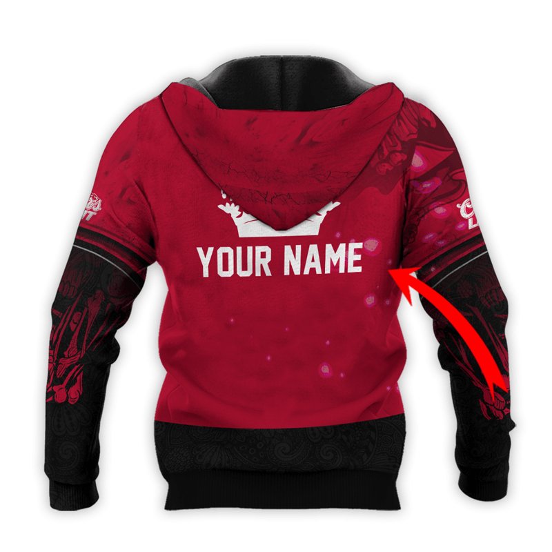 Personalized Coors Light Deer Skull With Mushrooms Hoodie & Zip Hoodie - Flexiquor.com