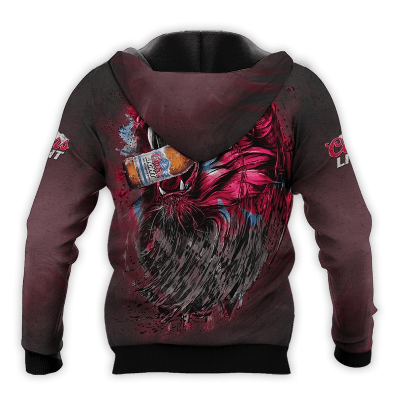 The Roaring Lion Coors Light Hoodie & Zip Hoodie - Flexiquor.com