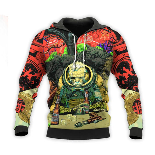 The Old Man Of Fear Agent Drink Coors Light Hoodie & Zip Hoodie - Flexiquor.com