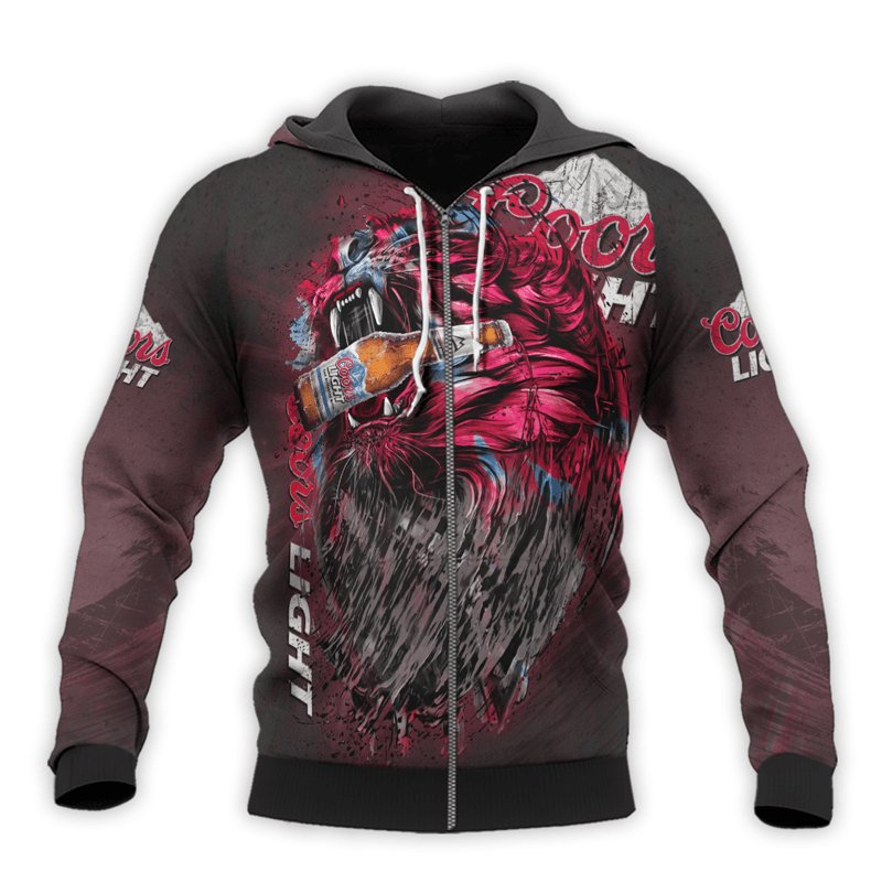 The Roaring Lion Coors Light Hoodie & Zip Hoodie - Flexiquor.com