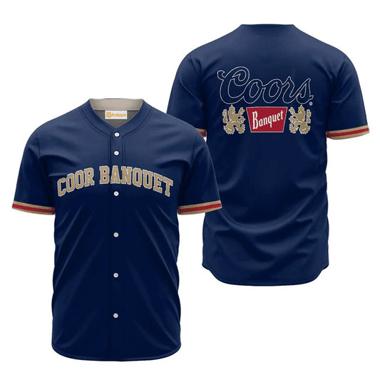 Coors Banquet Blue Basic Jersey Shirt - Flexiquor.com