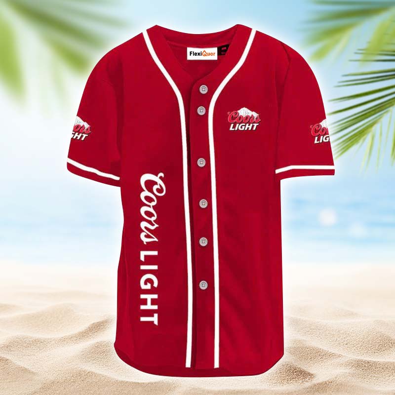 Coors Light Live Like A King Baseball Jersey - Flexiquor.com