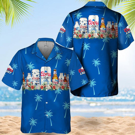 Coors Light Collection Hawaiian Shirt