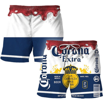 Corona Extra Special Style Swim Trunks - Flexiquor.com