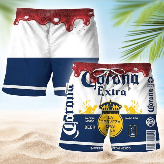 Corona Extra Special Style Swim Trunks - Flexiquor.com