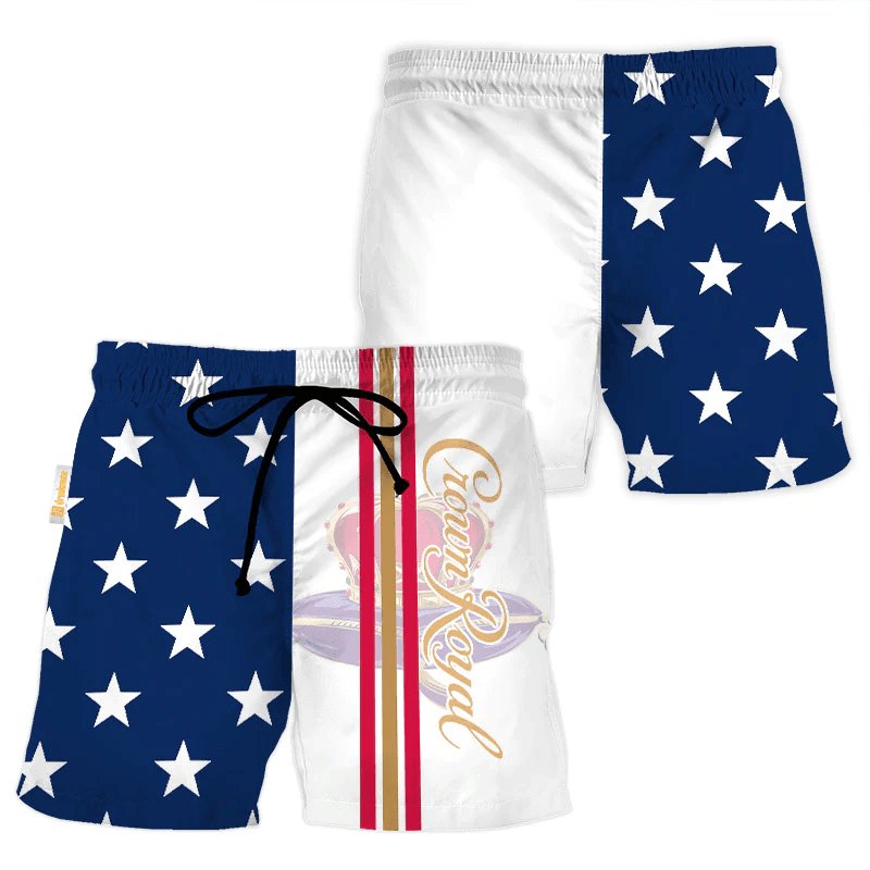 Crown Royal American Flag Swim Trunks - Flexiquor.com