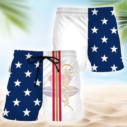 Crown Royal American Flag Swim Trunks - Flexiquor.com