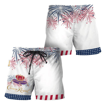 Crown Royal American Independence Day Swim Trunks - Flexiquor.com