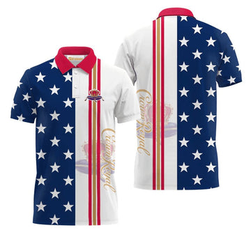 Crown Royal Fourth Of July Polo Shirt - Flexiquor.com