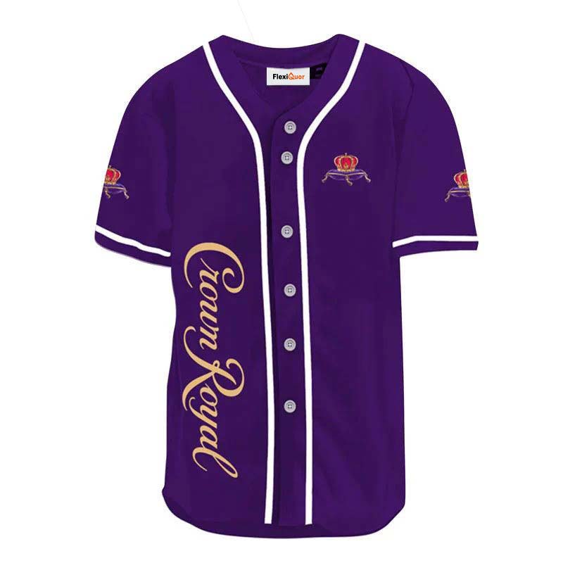 Crown Royal Live Like A King Baseball Jersey - Flexiquor.com