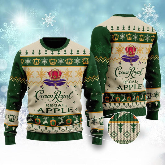 Crown Royal Regal Apple Ugly Sweater