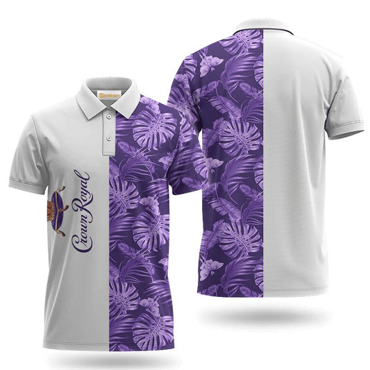 Crown Royal Swiss Cheese Leaf Polo Shirt - Flexiquor.com