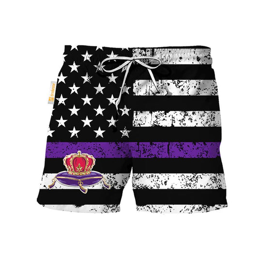 Crown Royal USA Flag Swim Trunks - Flexiquor.com