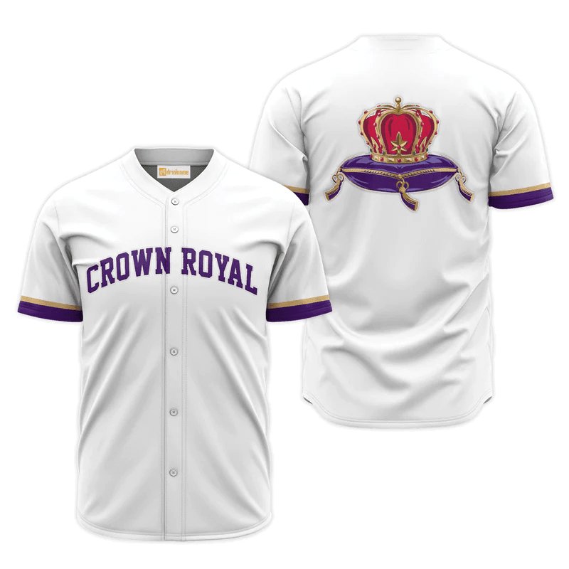 Crown Royal White Jersey Shirt - Flexiquor.com