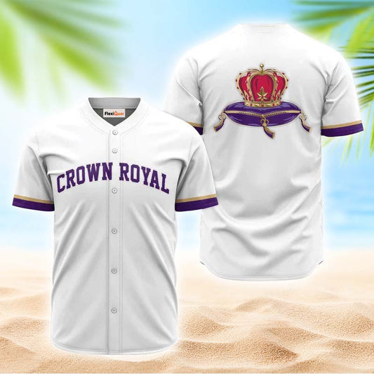 Crown Royal White Jersey Shirt - Flexiquor.com