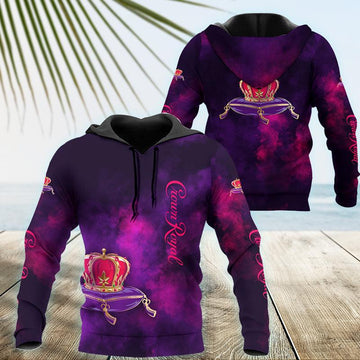 Crown Royal Colorful Smoke Hoodie & Zip Hoodie