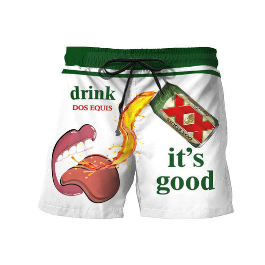 Let's Drink Dos Equis Swim Trunks - Flexiquor.com