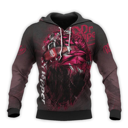 The Roaring Lion Dr Pepper Hoodie & Zip Hoodie - Flexiquor.com