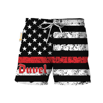 Duvel USA Flag Swim Trunks - Flexiquor.com