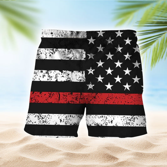 Duvel USA Flag Swim Trunks - Flexiquor.com